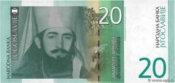 20 Dinara YOUGOSLAVIE  2000 P.154a NEUF