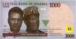 1000 Naira NIGERIA  2011 P.36f UNC-