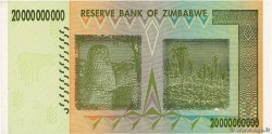 20 Billions Dollars ZIMBABWE  2008 P.86 NEUF
