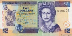 2 Dollars BELIZE  2005 P.66b UNC
