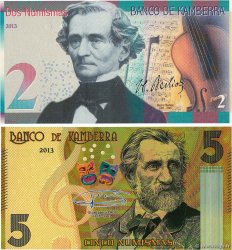2 et 5 Numismas AUSTRALIE 2013 P.- NEUF