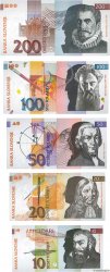 Lot de 5 Billets ESLOVENIA 1992 P.LOT FDC
