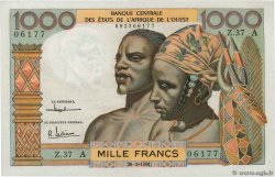 1000 Francs ÉTATS DE L AFRIQUE DE L OUEST 1961 P.103Ac
