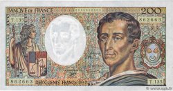 200 Francs MONTESQUIEU FRANCE 1992 F.70.12c TTB