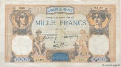 1000 Francs CÉRÈS ET MERCURE type modifié FRANCIA  1938 F.38.30