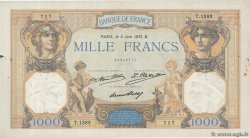 1000 Francs CÉRÈS ET MERCURE FRANCE 1931 F.37.06 pr.TTB