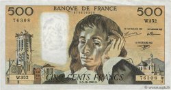 500 Francs PASCAL FRANCIA  1991 F.71.48