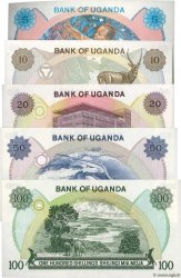 5 au 100 Shillings Lot OUGANDA 1979 P.10 au P.14 NEUF