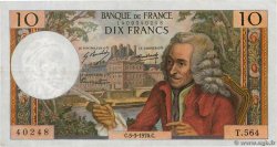 10 Francs VOLTAIRE FRANCE 1970 F.62.43 TTB