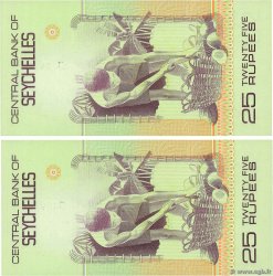 25 Rupees Consécutifs SEYCHELLES 1983 P.29a NEUF