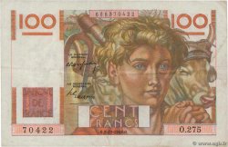 100 Francs JEUNE PAYSAN FRANKREICH  1948 F.28.20 fSS