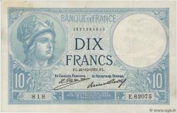 10 Francs MINERVE FRANCE 1931 F.06.15