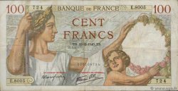 100 Francs SULLY FRANCIA  1940 F.26.23