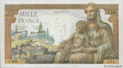 1000 Francs DÉESSE DÉMÉTER FRANCIA  1942 F.40.04