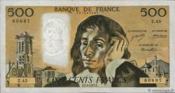 500 Francs PASCAL FRANCIA  1974 F.71.11