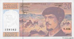 20 Francs DEBUSSY Modifié FRANCIA  1997 F.66ter.02