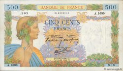 500 Francs LA PAIX FRANCIA  1940 F.32.11