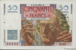 50 Francs LE VERRIER Numéro radar FRANCIA  1947 F.20.09