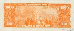 1 Cruzeiro Novo sur 1000 Cruzeiros Petit numéro BRASIL 1966 P.187b SC+