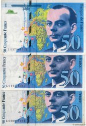 50 Francs SAINT-EXUPÉRY modifié Lot FRANCE  1997 F.73.04 et F.73.05