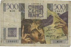 500 Francs CHATEAUBRIAND FRANCE  1945 F.34.02 G