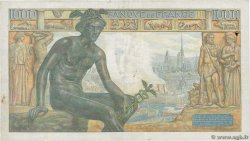 1000 Francs DÉESSE DÉMÉTER FRANCE  1942 F.40.02 TB