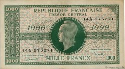 1000 Francs MARIANNE BANQUE D ANGLETERRE FRANCE  1945 VF.12.01