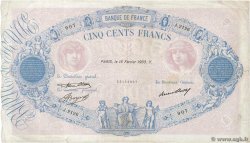 500 Francs BLEU ET ROSE FRANCE 1933 F.30.36