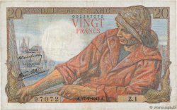 20 Francs PÊCHEUR FRANCE 1942 F.13.01 TB+