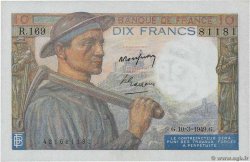 10 Francs MINEUR FRANCE 1949 F.08.20 SPL