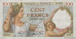 100 Francs SULLY FRANCE 1939 F.26.12 TB