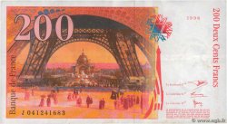 200 Francs EIFFEL FRANCE 1996 F.75.03a VF