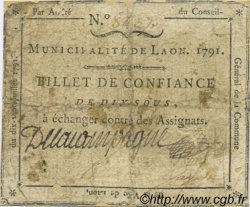 10 Sous FRANCE régionalisme et divers Laon 1791 Kc.02.092 B+