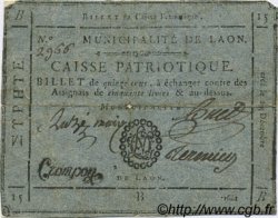 15 Sous FRANCE regionalism and miscellaneous Laon 1791 Kc.02.098 VF