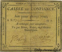 15 Sous FRANCE regionalismo y varios Villers Cotterets 1791 Kc.02.249