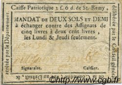 2 Sols 6 Deniers FRANCE régionalisme et divers Saint Remy De Provence 1792 Kc.13.130 (ou 135) TTB