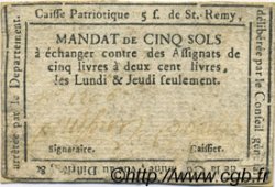 5 Sols FRANCE régionalisme et divers Saint Remy De Provence 1792 Kc.13.136 TTB