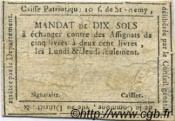 10 Sols FRANCE régionalisme et divers Saint Remy De Provence 1792 Kc.13.137 TTB