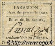 6 Deniers FRANCE régionalisme et divers Tarascon 1792 Kc.13.152b TTB
