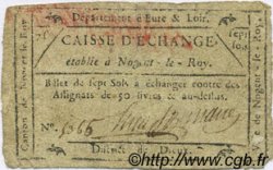 7 Sols FRANCE régionalisme et divers Nogent Le Roy 1792 Kc.28.096var TB