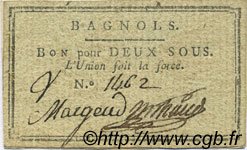 2 Sous FRANCE régionalisme et divers Bagnols 1792 Kc.30.021 SUP