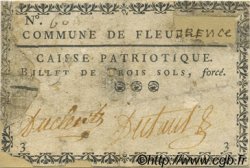 3 Sols FRANCE régionalisme et divers Fleurance 1792 Kc.32.039v B