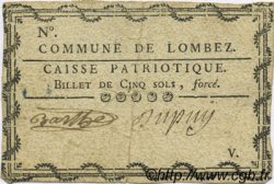 5 Sols FRANCE régionalisme et divers Lombez 1792 Kc.32.067c TTB