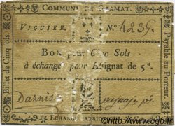 5 Sols FRANCE régionalisme et divers Gramat 1792 Kc.46.061 TB