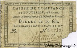 10 Sols FRANCE régionalisme et divers Auchi 1792 Kc.60.008 TB