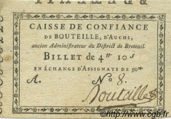 4 Livres 10 Sols FRANCE régionalisme et divers Auchi 1792 Kc.60.012 TTB