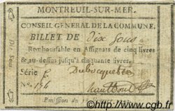 10 Sous FRANCE régionalisme et divers Montreuil Sur Mer 1792 Kc.62.048 TTB