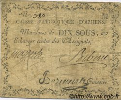 10 Sous FRANCE régionalisme et divers Amiens 1792 Kc.80.010e TB
