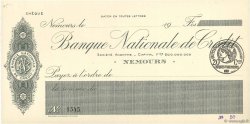Francs FRANCE régionalisme et divers Nemours 1915 DOC.Chèque SPL
