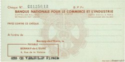 Francs FRANCE régionalisme et divers Bernay-De-L Eure 1943 DOC.Chèque